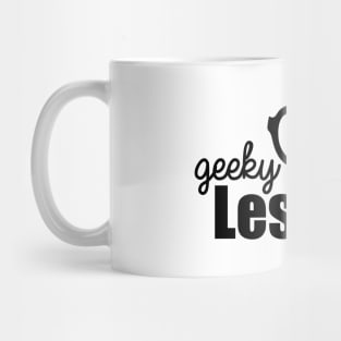 Geeky Lesbian LGBT Pride Mug